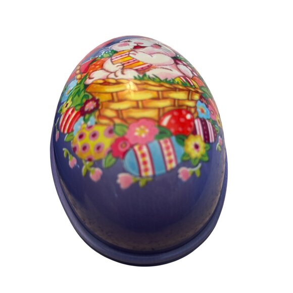 Vintage Easter Egg Plastic Candy Holder Bunny 6"x4" - Picture 9 of 9